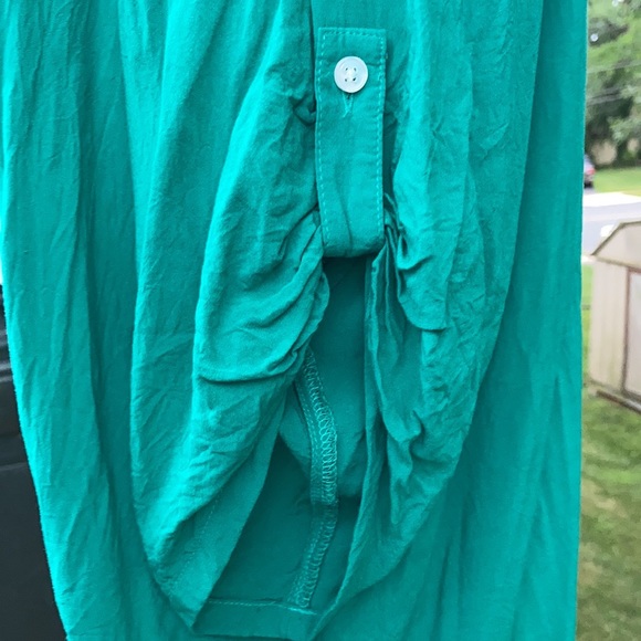 ⚜️Mint Green 3/4 Length Sleeve Old Navy Blouse! - Picture 4 of 9